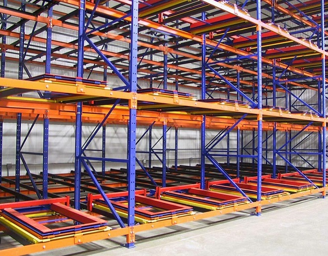 Kệ Push-back (Push-back Racking)